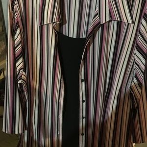 Blouse with attached tank